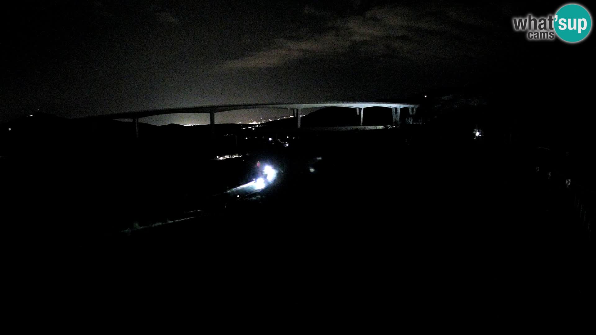 Livecam  Črni Kal Viadotto – panorama dal Viki Burger