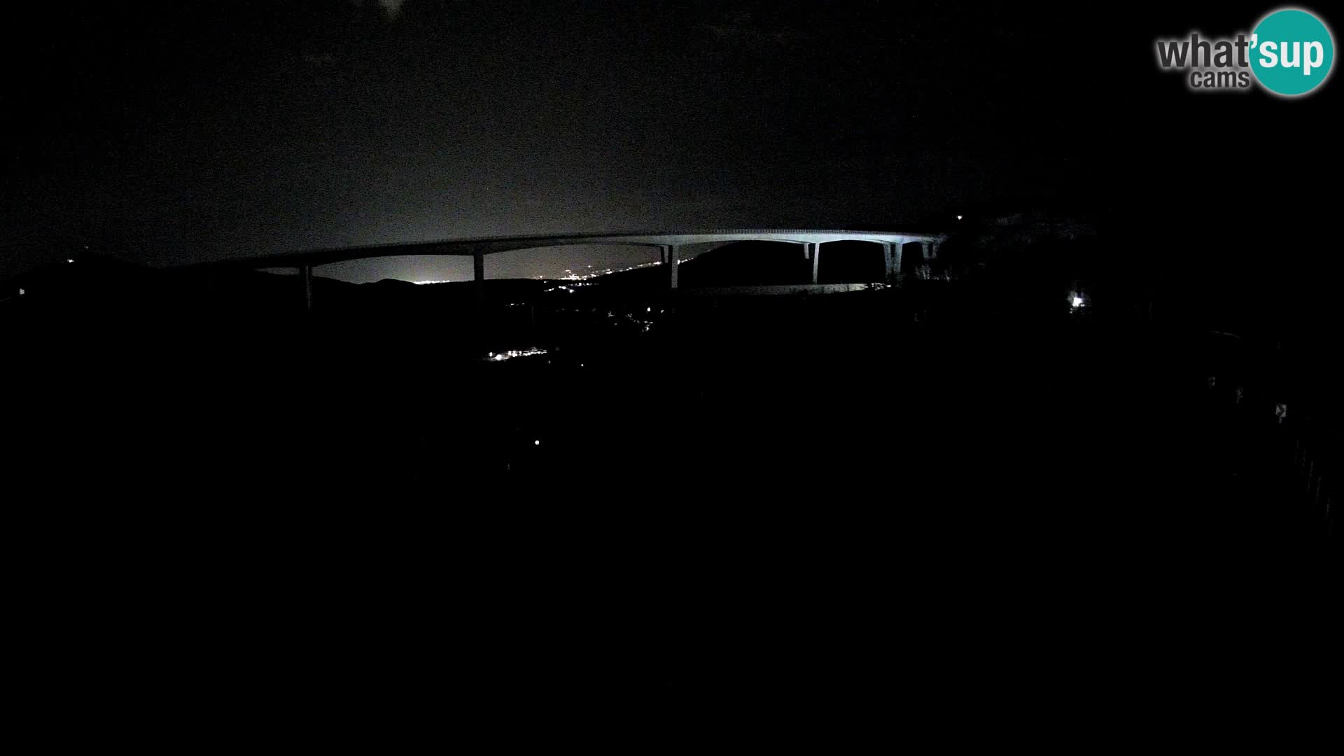 Livecam  Črni Kal Viadotto – panorama dal Viki Burger