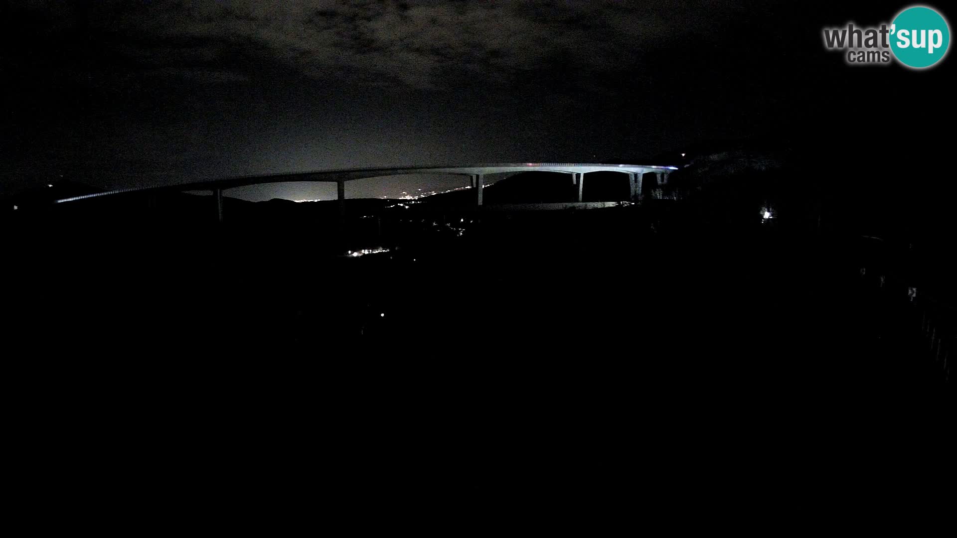 Web kamera Črni Kal Viadukt – pogled sa Viki Burgerja