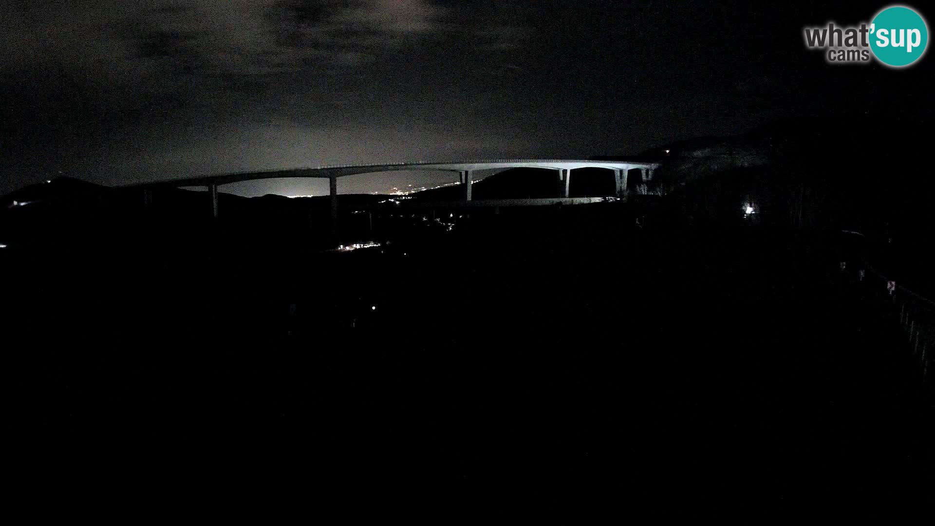 Webcam Črni Kal Viaduct – view from Viki Burger