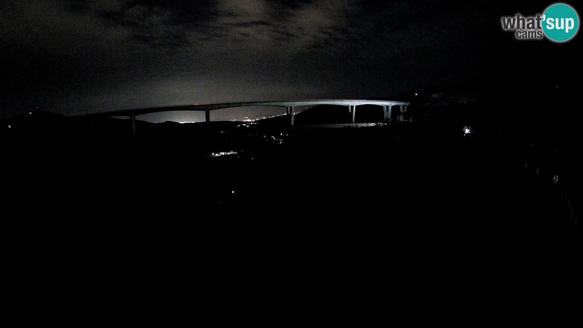 Webcam Črni Kal Viaduct – view from Viki Burger