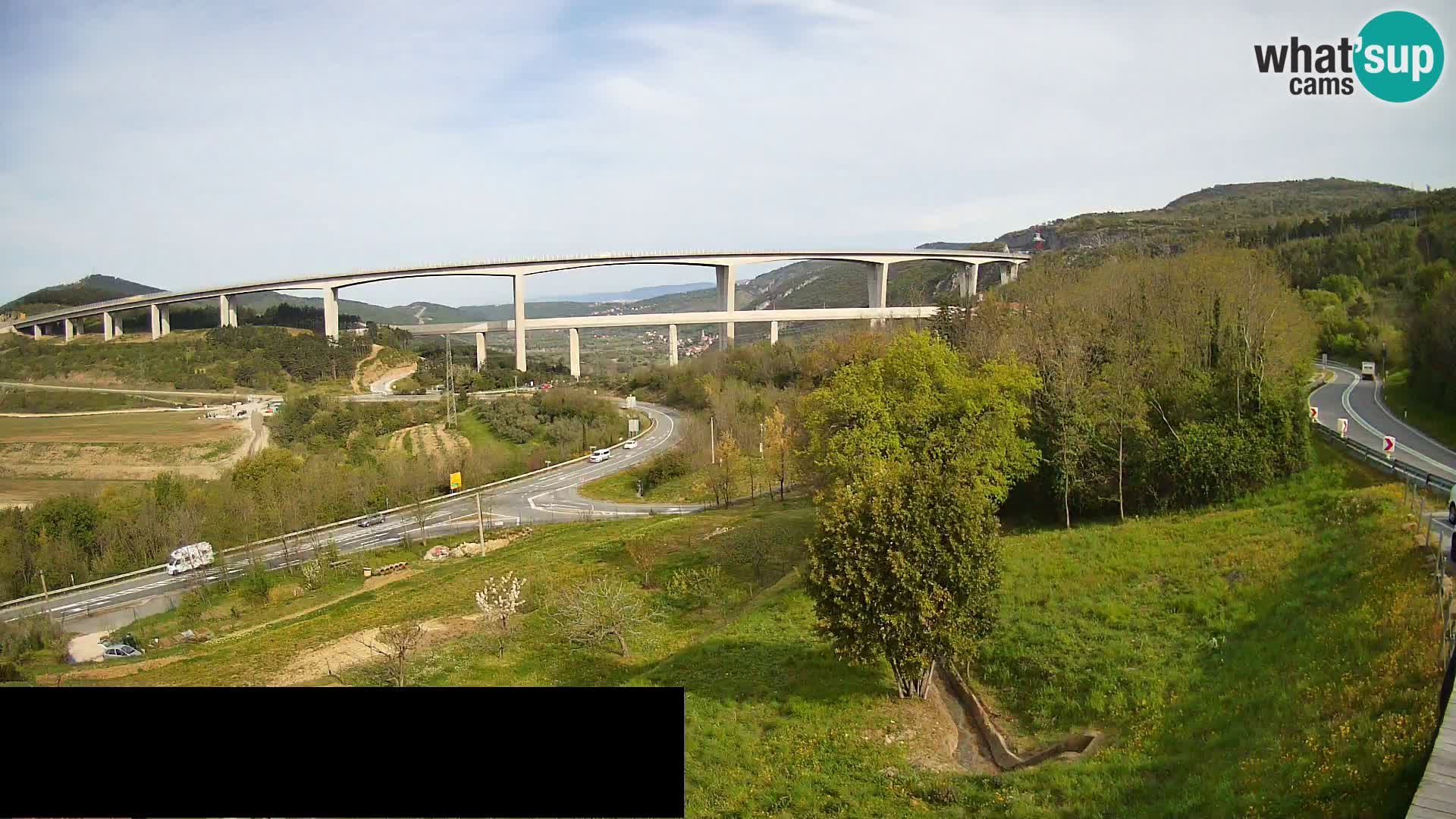 Camera en vivo Črni Kal Viaducto – Viki Burger