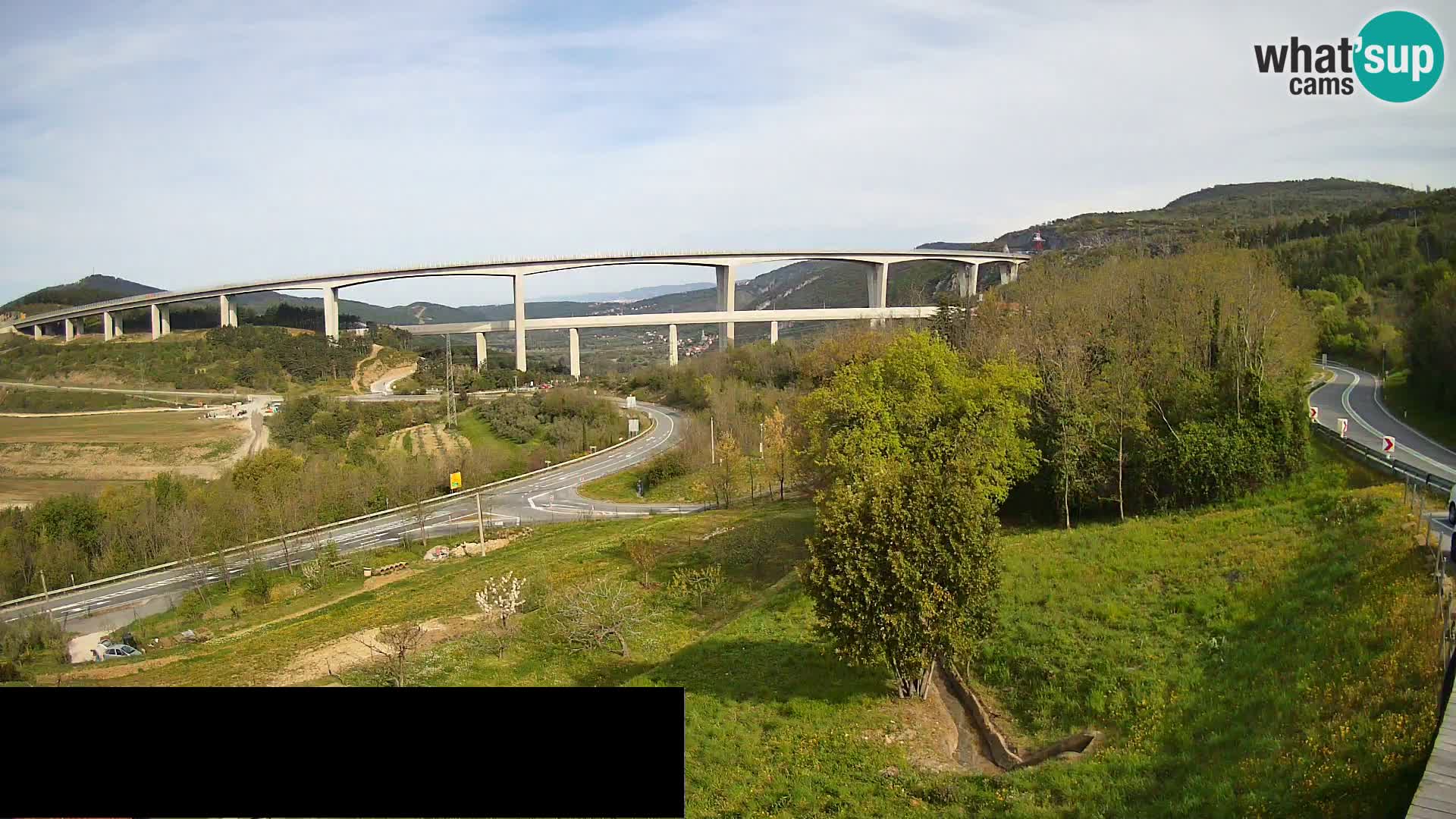 Camera en vivo Črni Kal Viaducto – Viki Burger