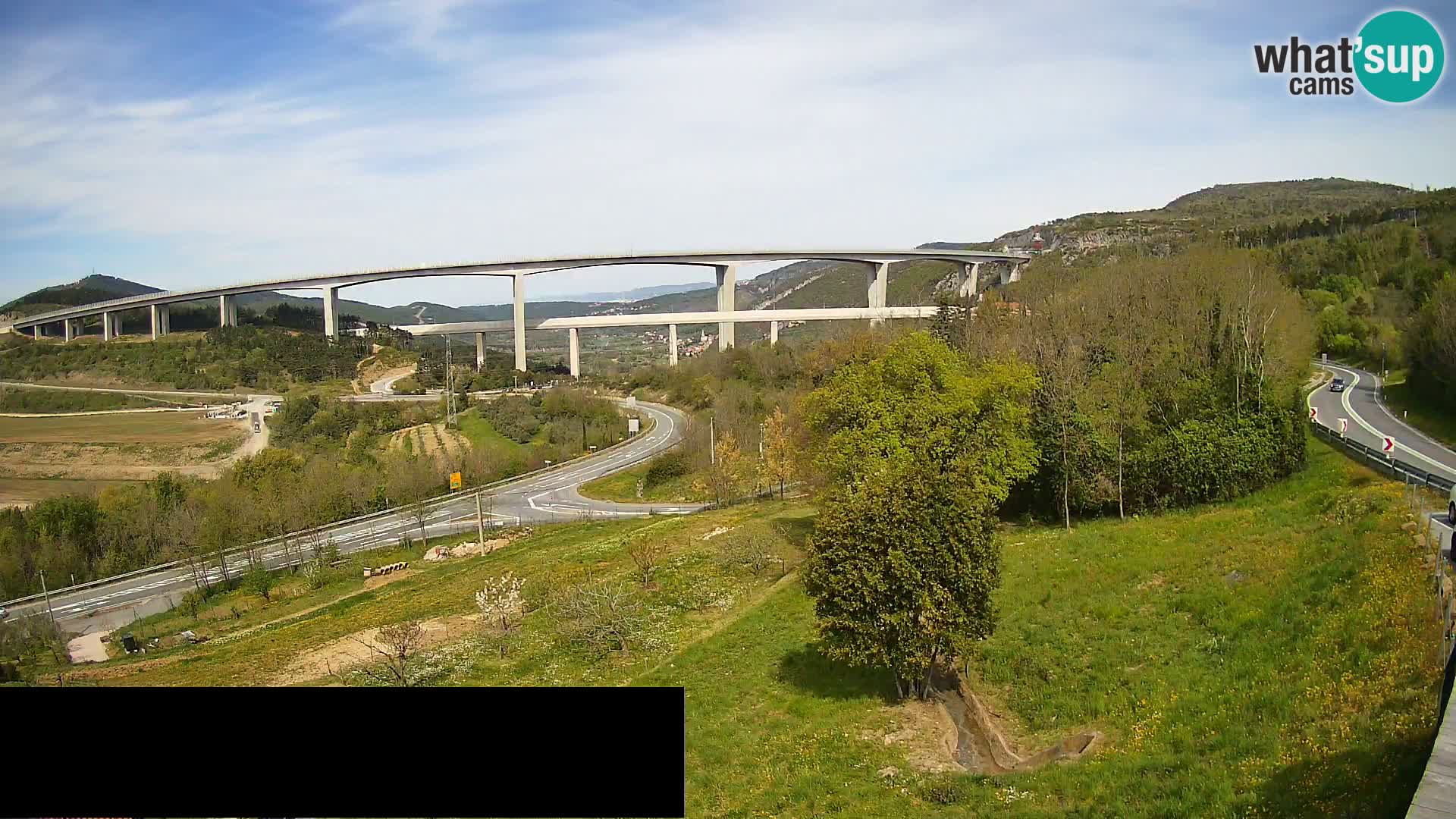 Camera en vivo Črni Kal Viaducto – Viki Burger