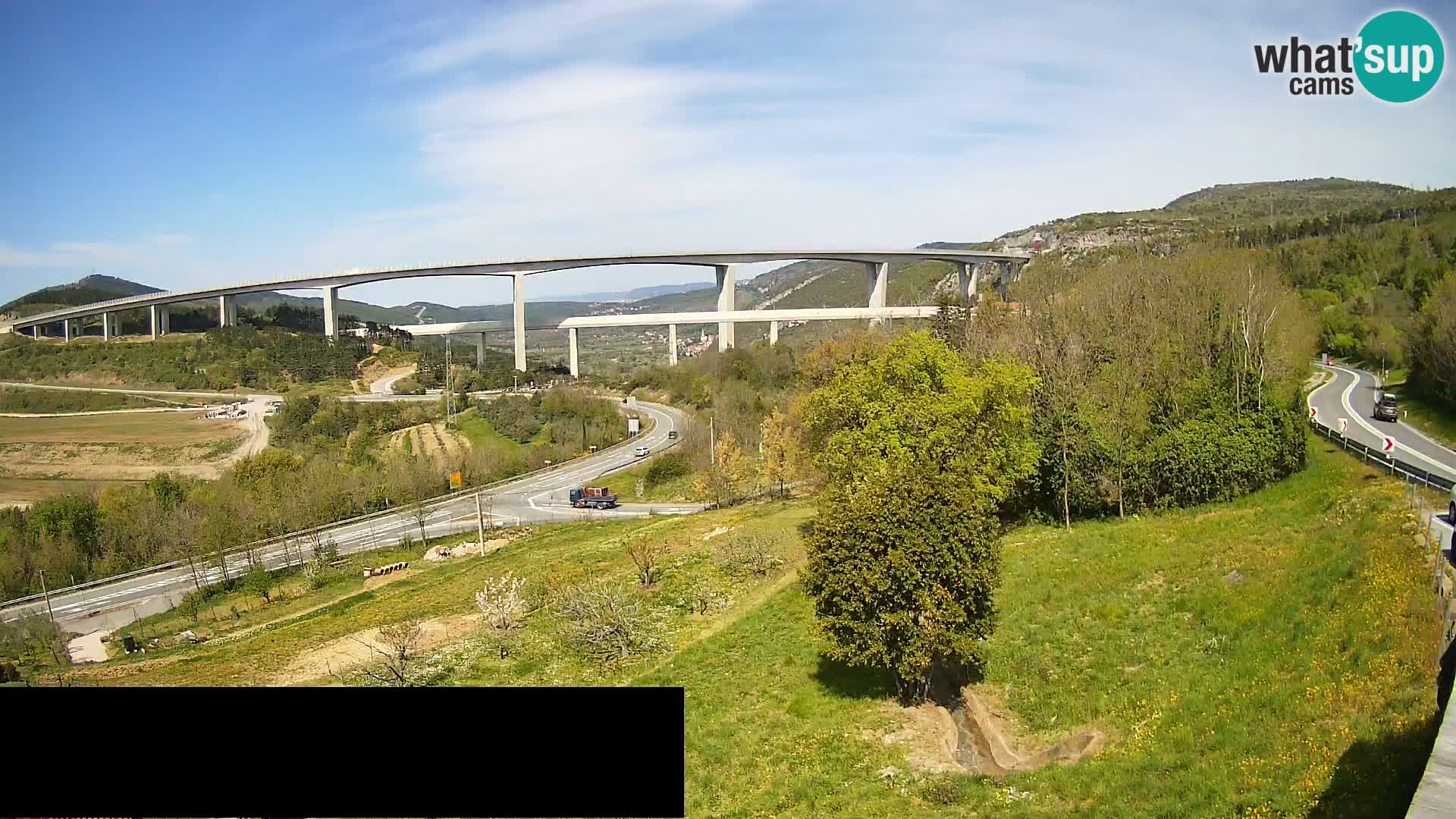 Webcam Črni Kal Viadukt – Viki Burger