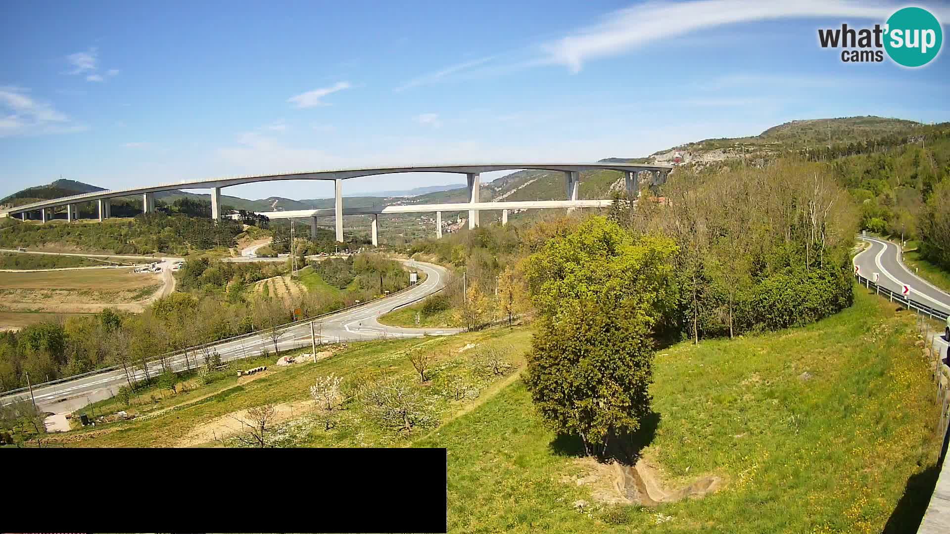 Camera en vivo Črni Kal Viaducto – Viki Burger