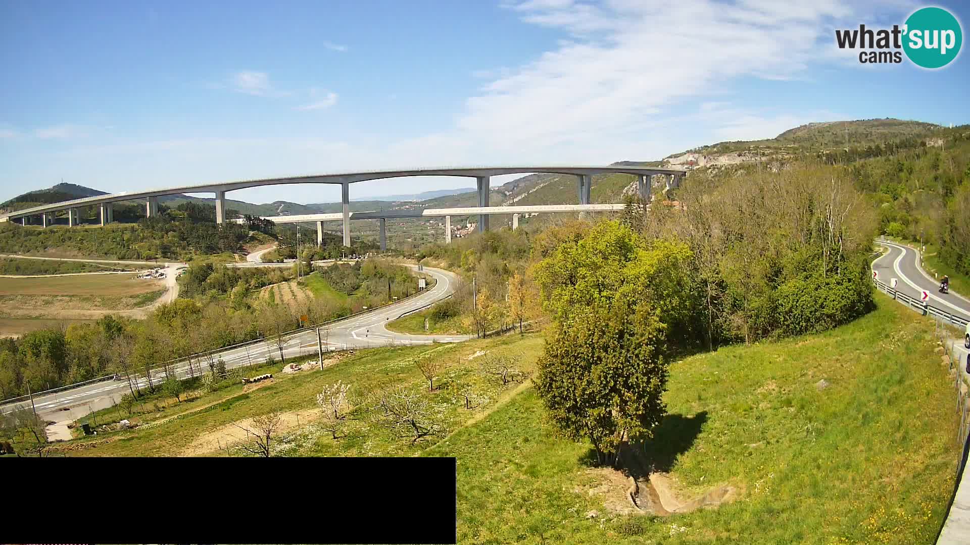 Camera en vivo Črni Kal Viaducto – Viki Burger