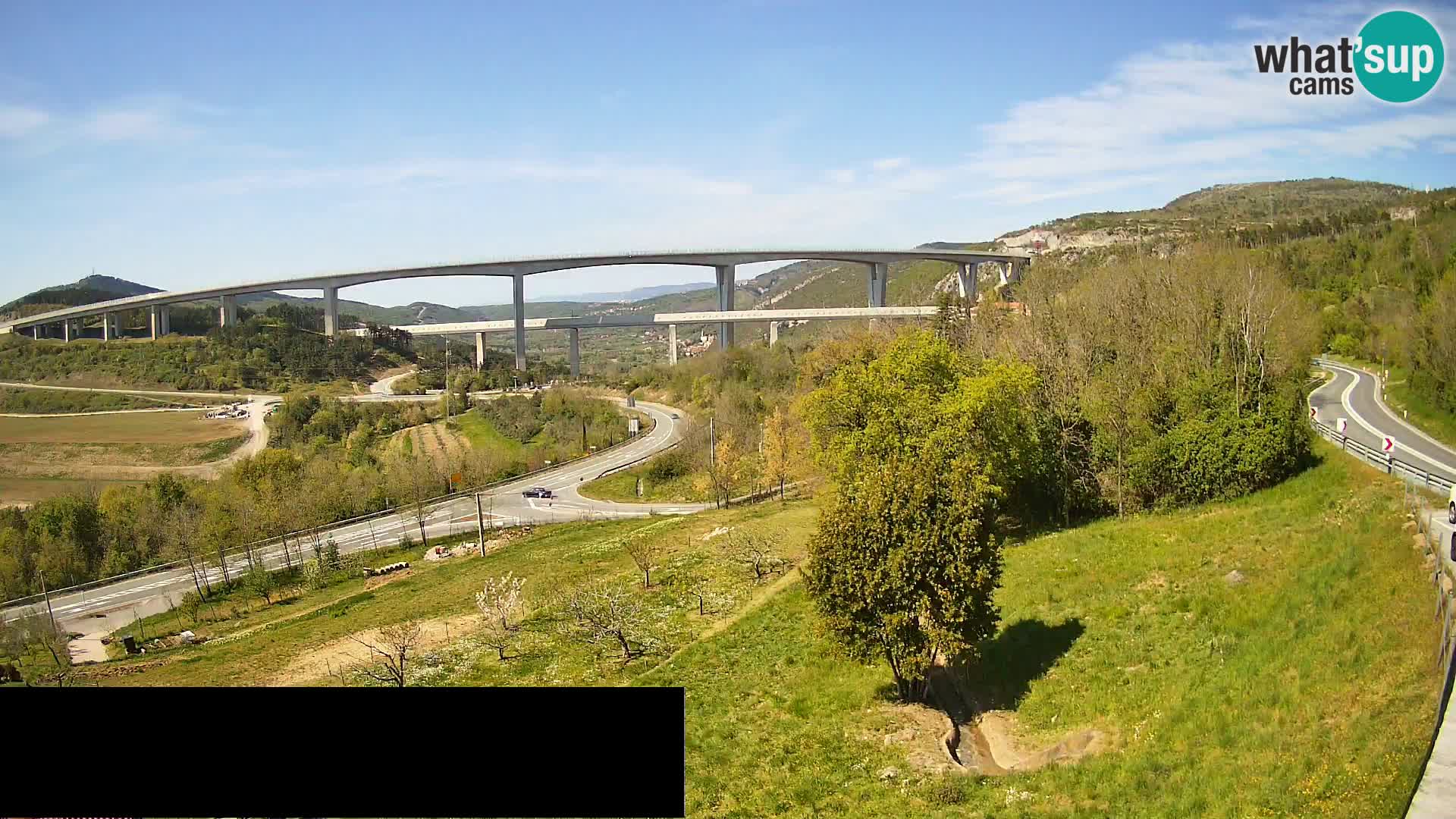 Camera en vivo Črni Kal Viaducto – Viki Burger