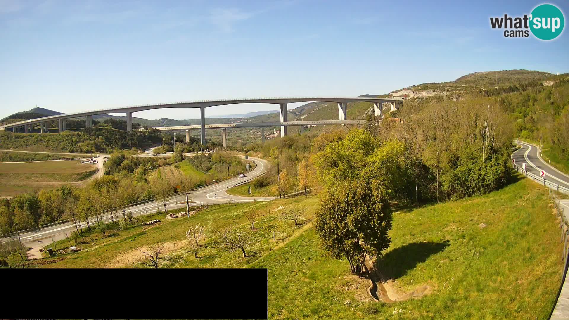 Live cam Črni Kal Viaduc – Viki Burger
