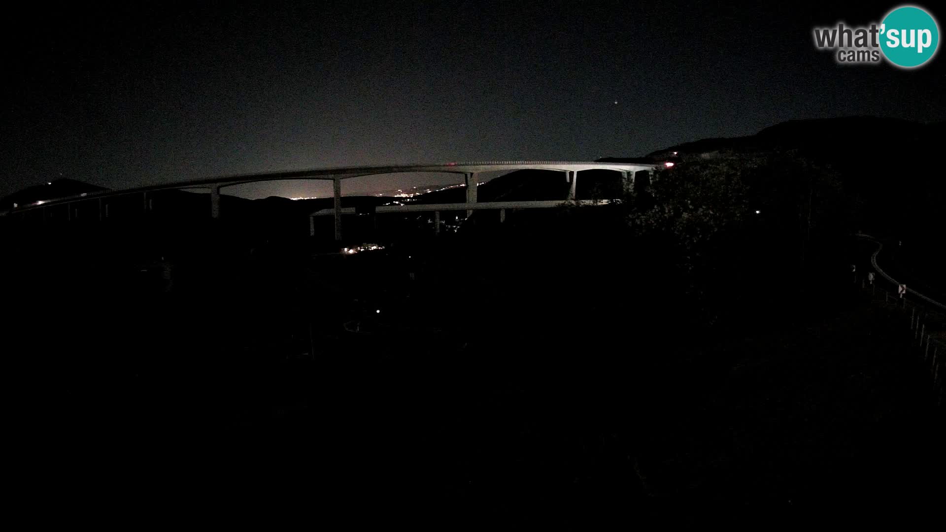 Livecam  Črni Kal Viadotto – panorama dal Viki Burger