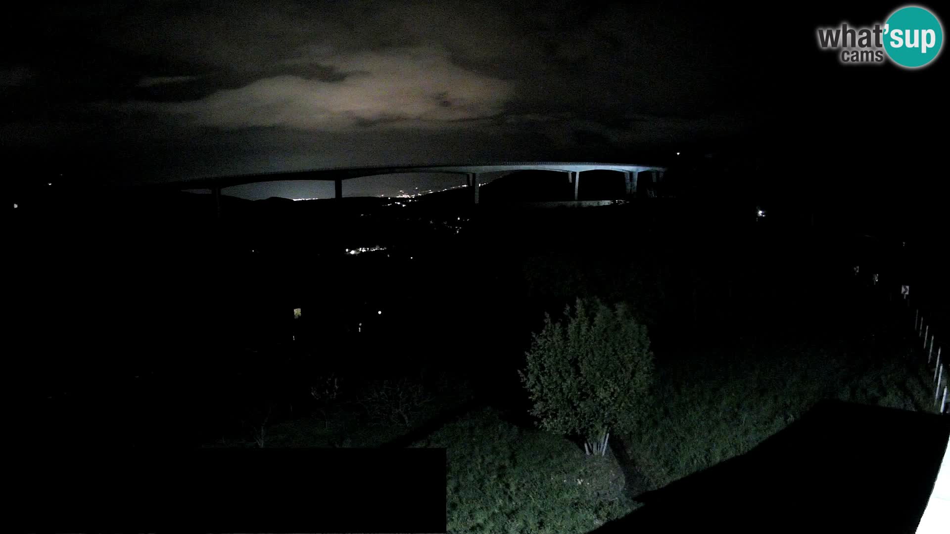 Web kamera Črni Kal Viadukt – pogled sa Viki Burgerja