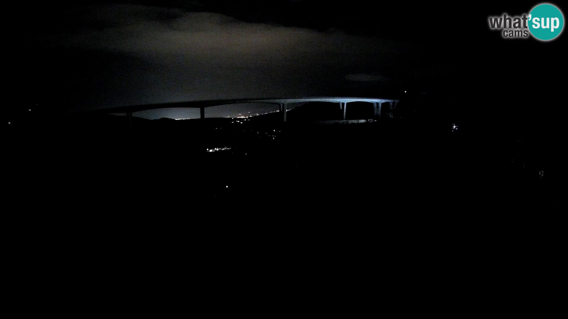 Webcam Črni Kal Viaduct – view from Viki Burger