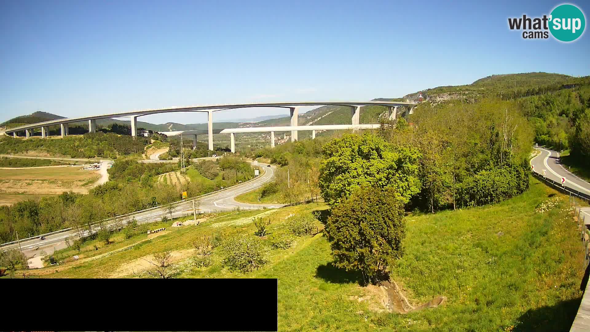 Live cam Črni Kal Viaduc – Viki Burger