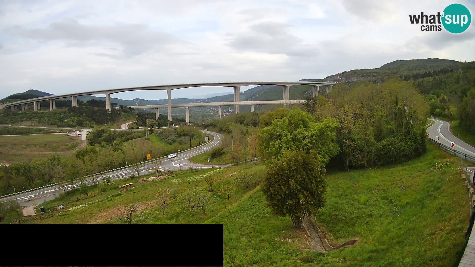 Camera en vivo Črni Kal Viaducto – Viki Burger