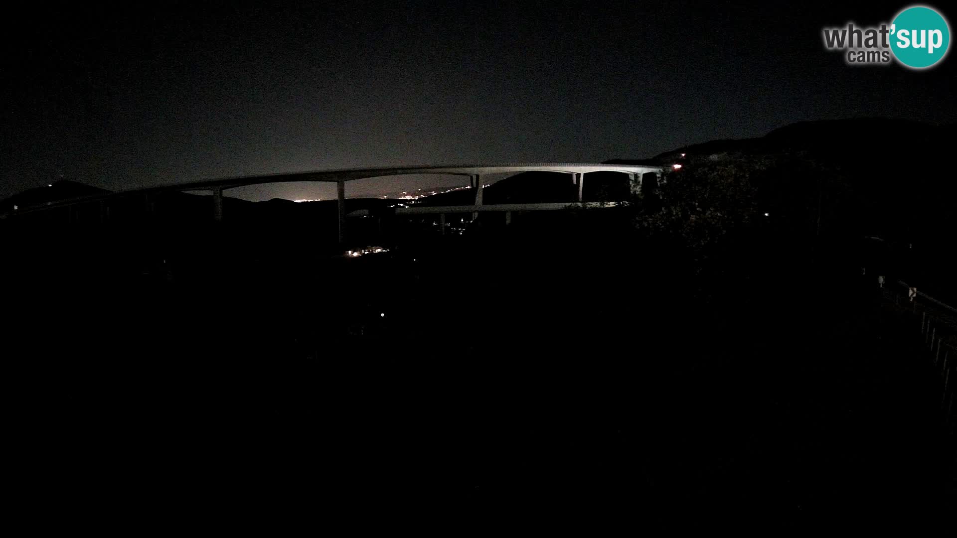 Livecam  Črni Kal Viadotto – panorama dal Viki Burger