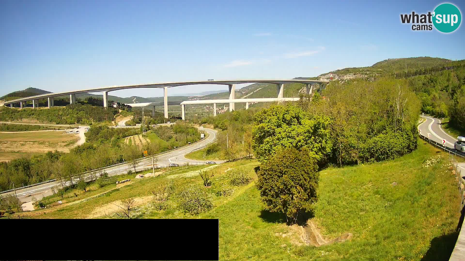 Camera en vivo Črni Kal Viaducto – Viki Burger