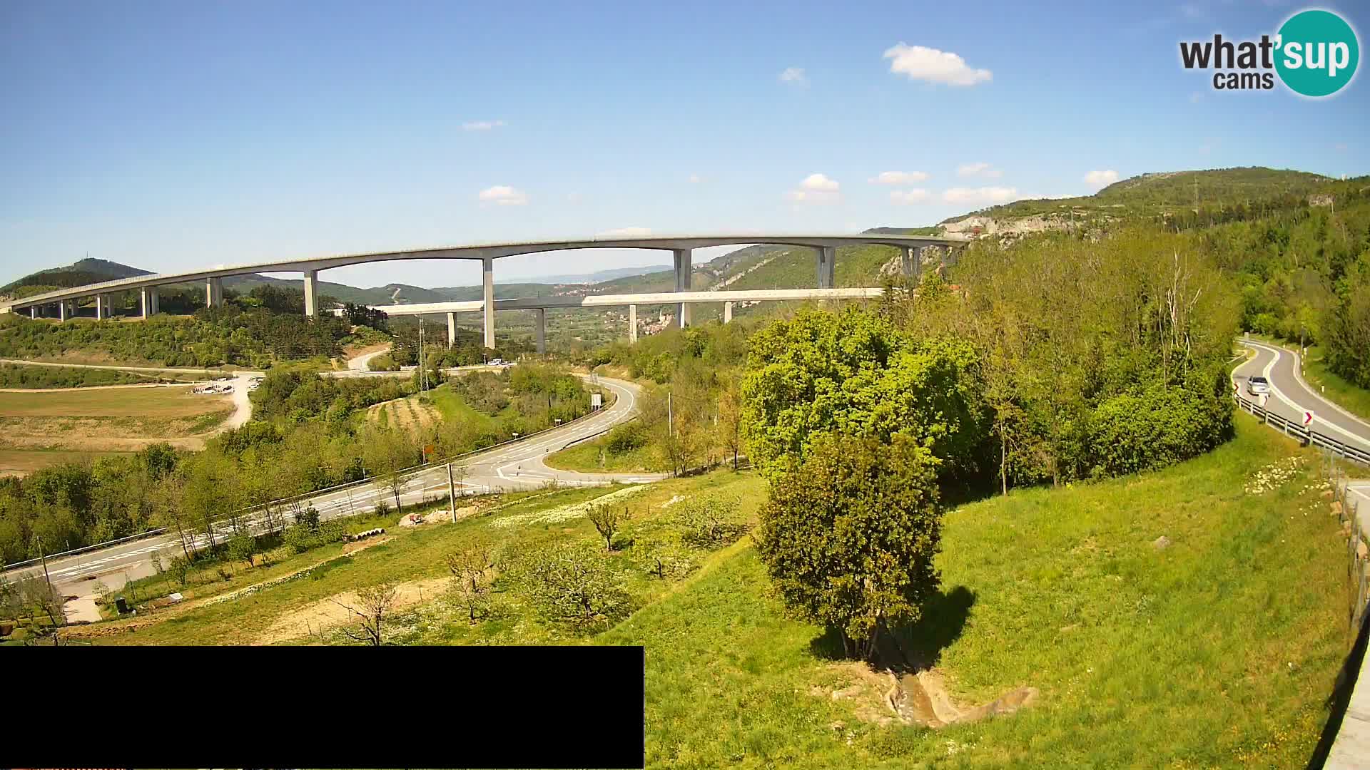 Camera en vivo Črni Kal Viaducto – Viki Burger