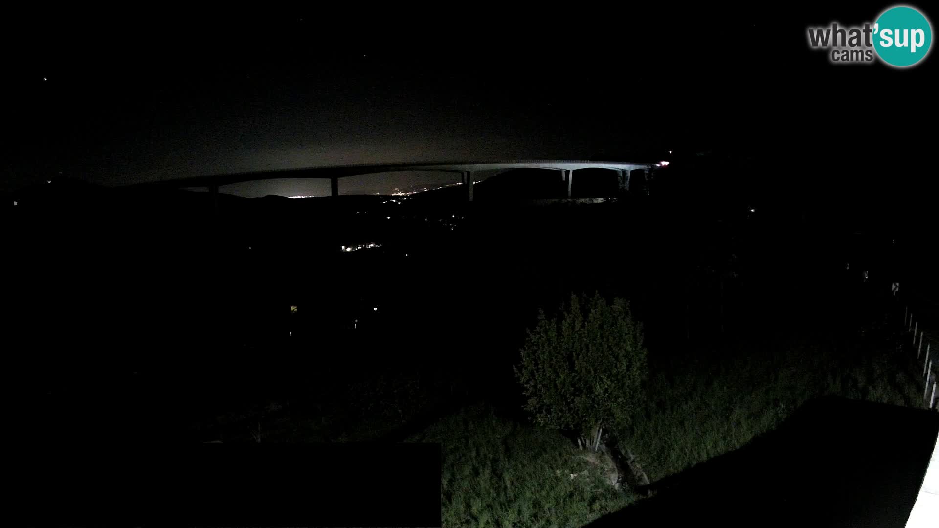 Kamera v živo Črni Kal Viadukt – pogled z Viki Burgerja