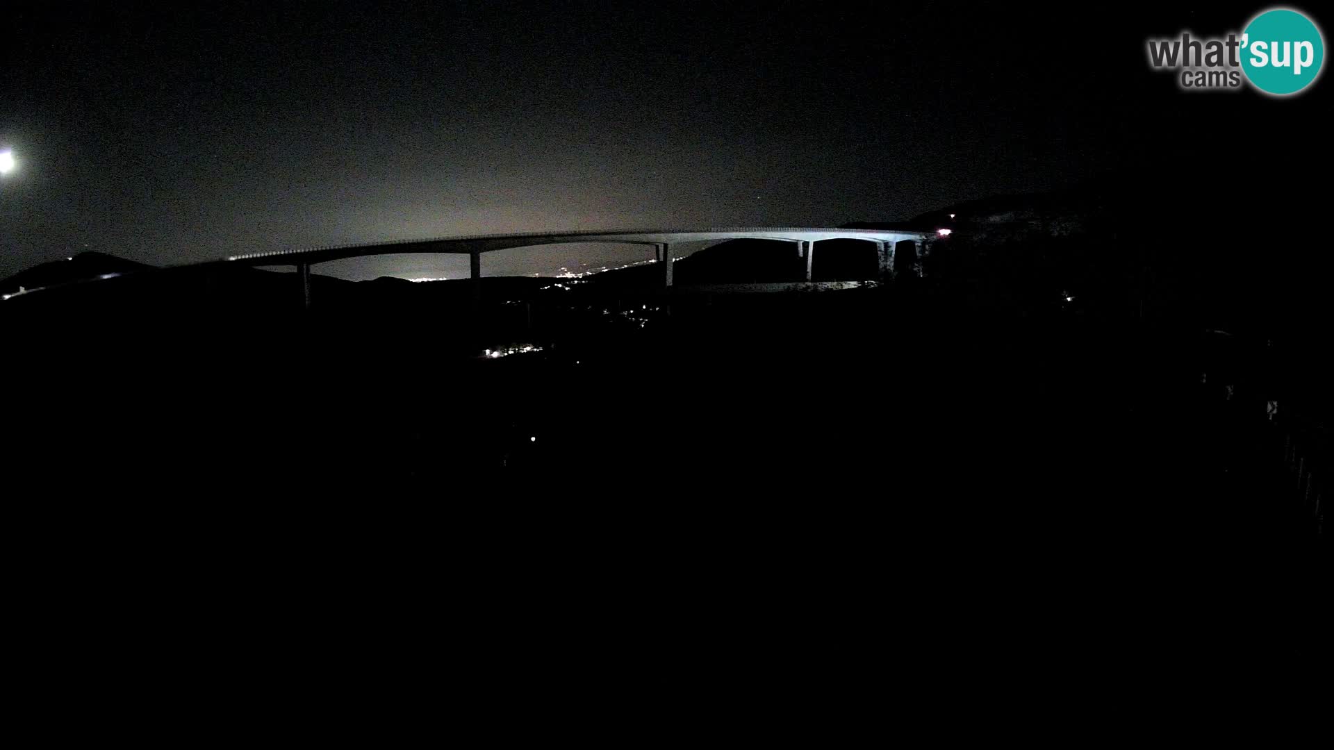 Livecam  Črni Kal Viadotto – panorama dal Viki Burger
