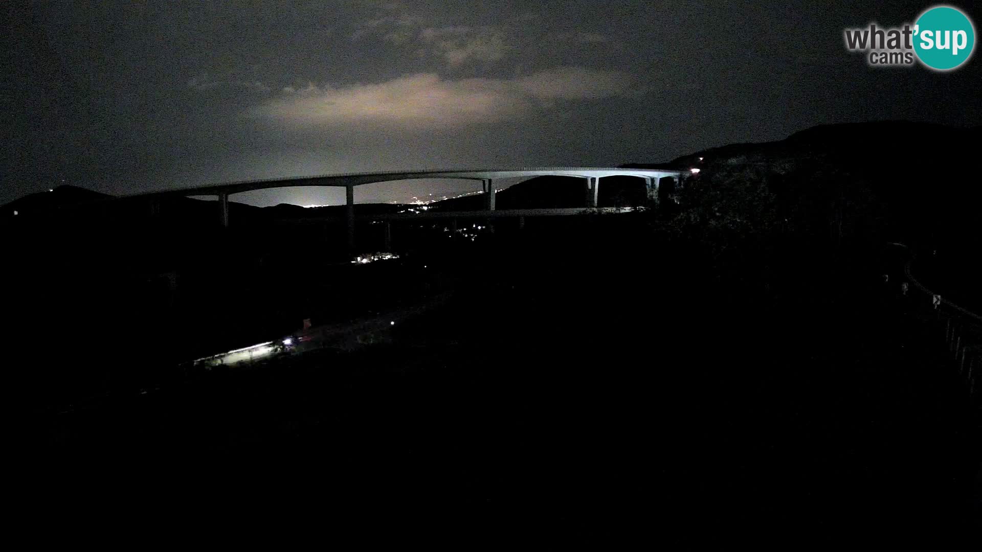 Livecam  Črni Kal Viadotto – panorama dal Viki Burger