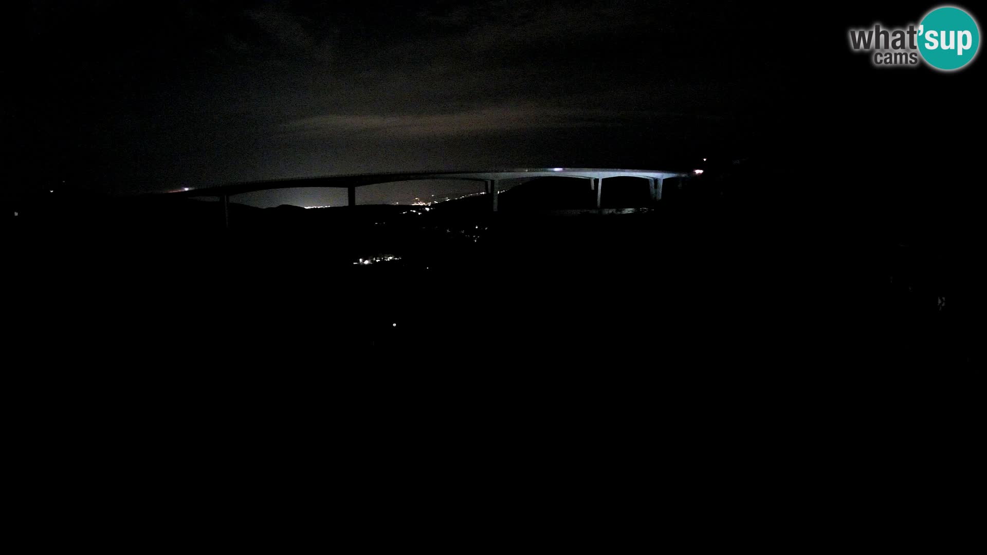 Kamera v živo Črni Kal Viadukt – pogled z Viki Burgerja