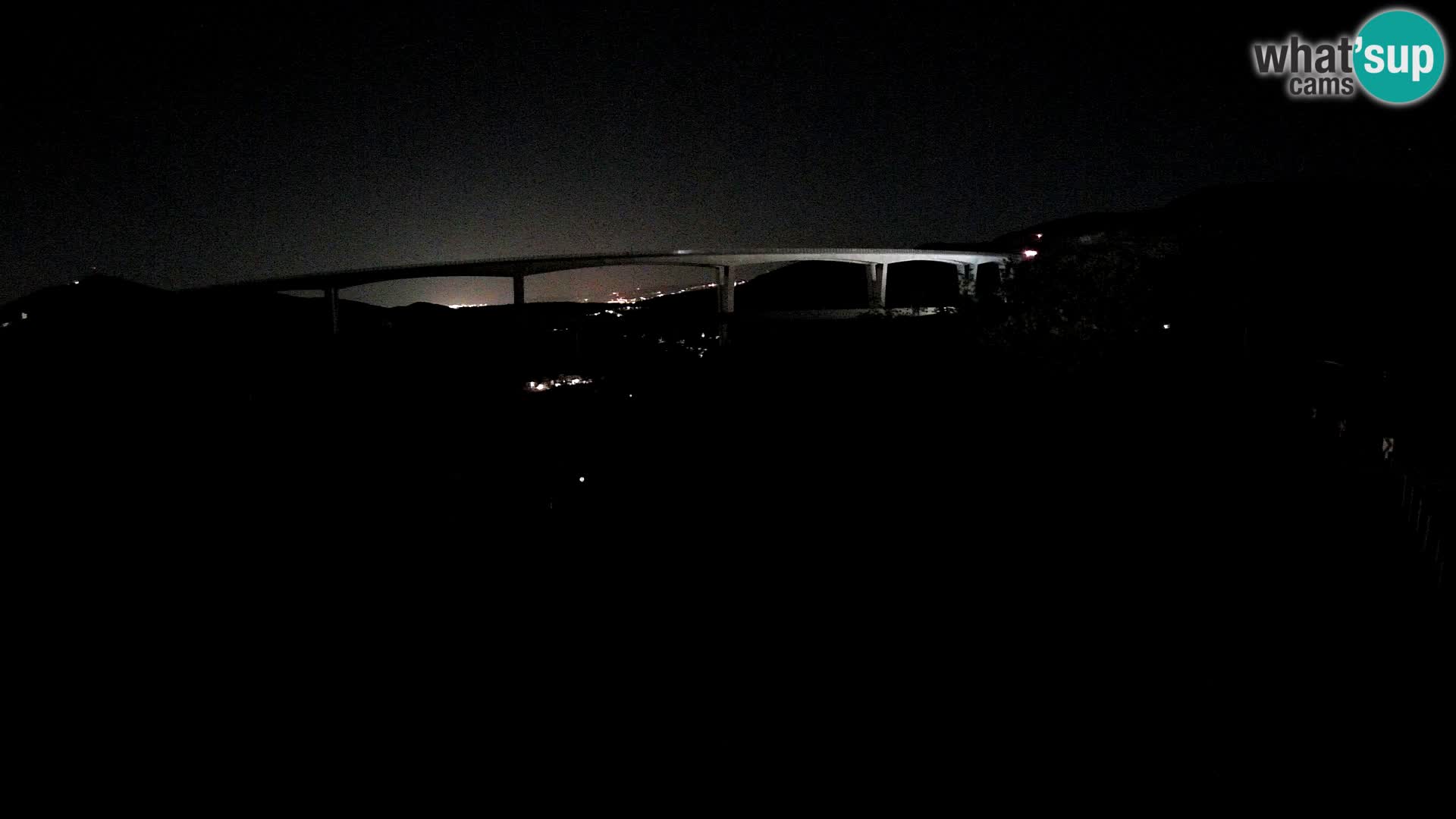 Livecam  Črni Kal Viadotto – panorama dal Viki Burger