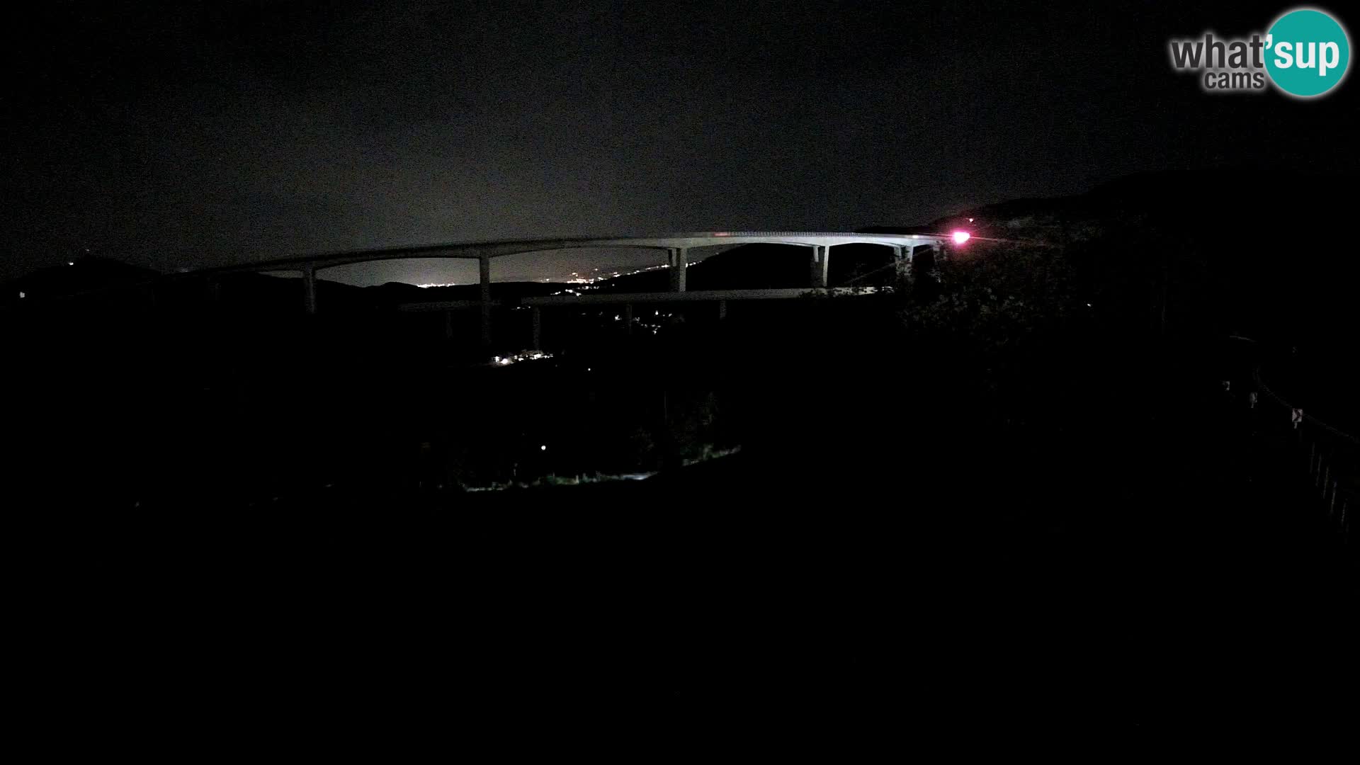 Webcam Črni Kal Viaduct – view from Viki Burger