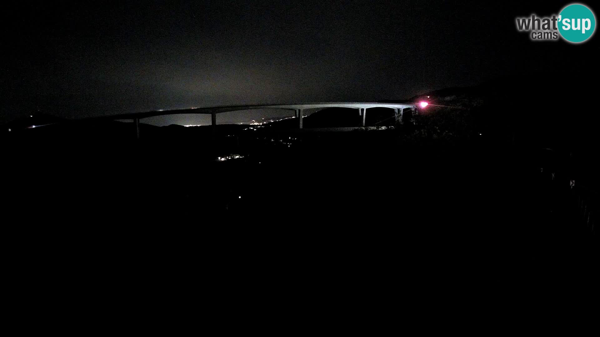 Webcam Črni Kal Viaduct – view from Viki Burger