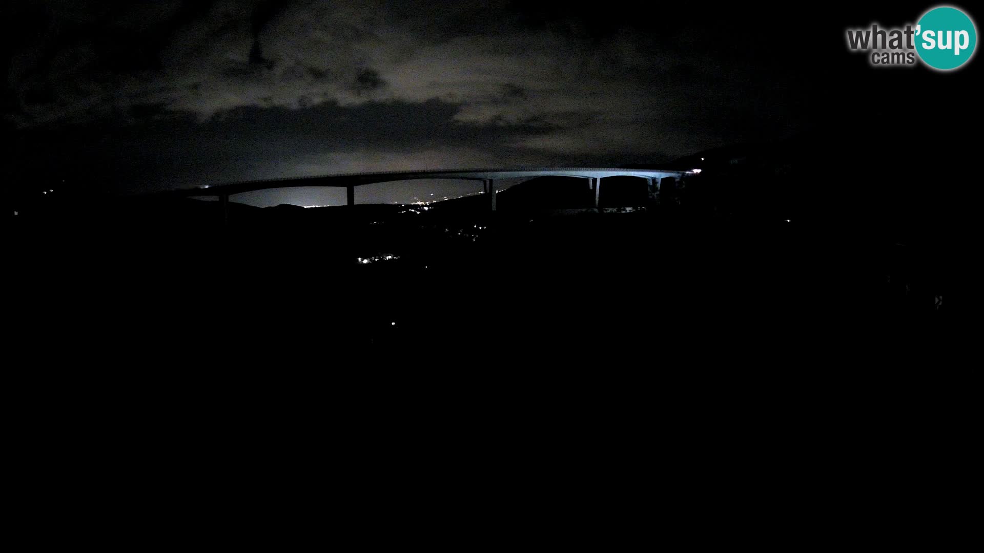 Webcam Črni Kal Viaduct – view from Viki Burger