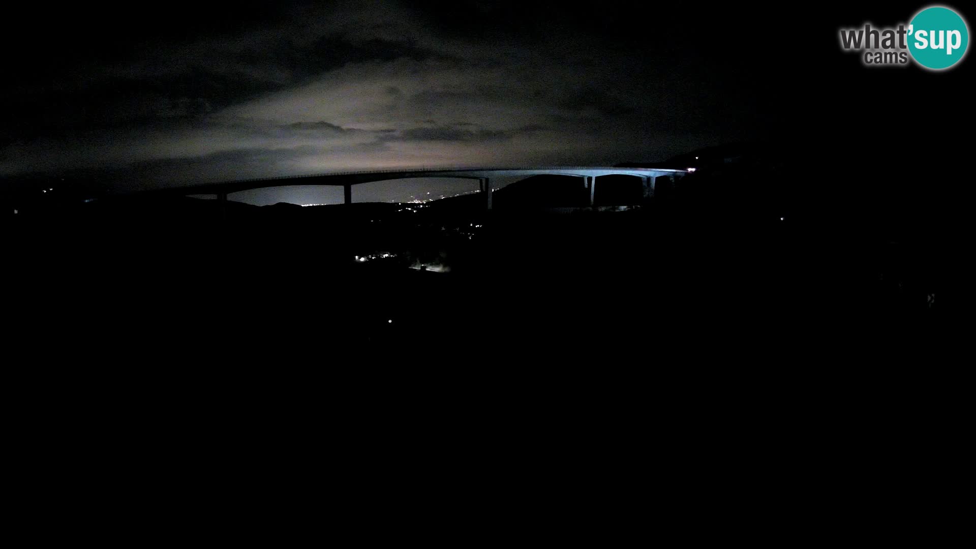 Livecam  Črni Kal Viadotto – panorama dal Viki Burger