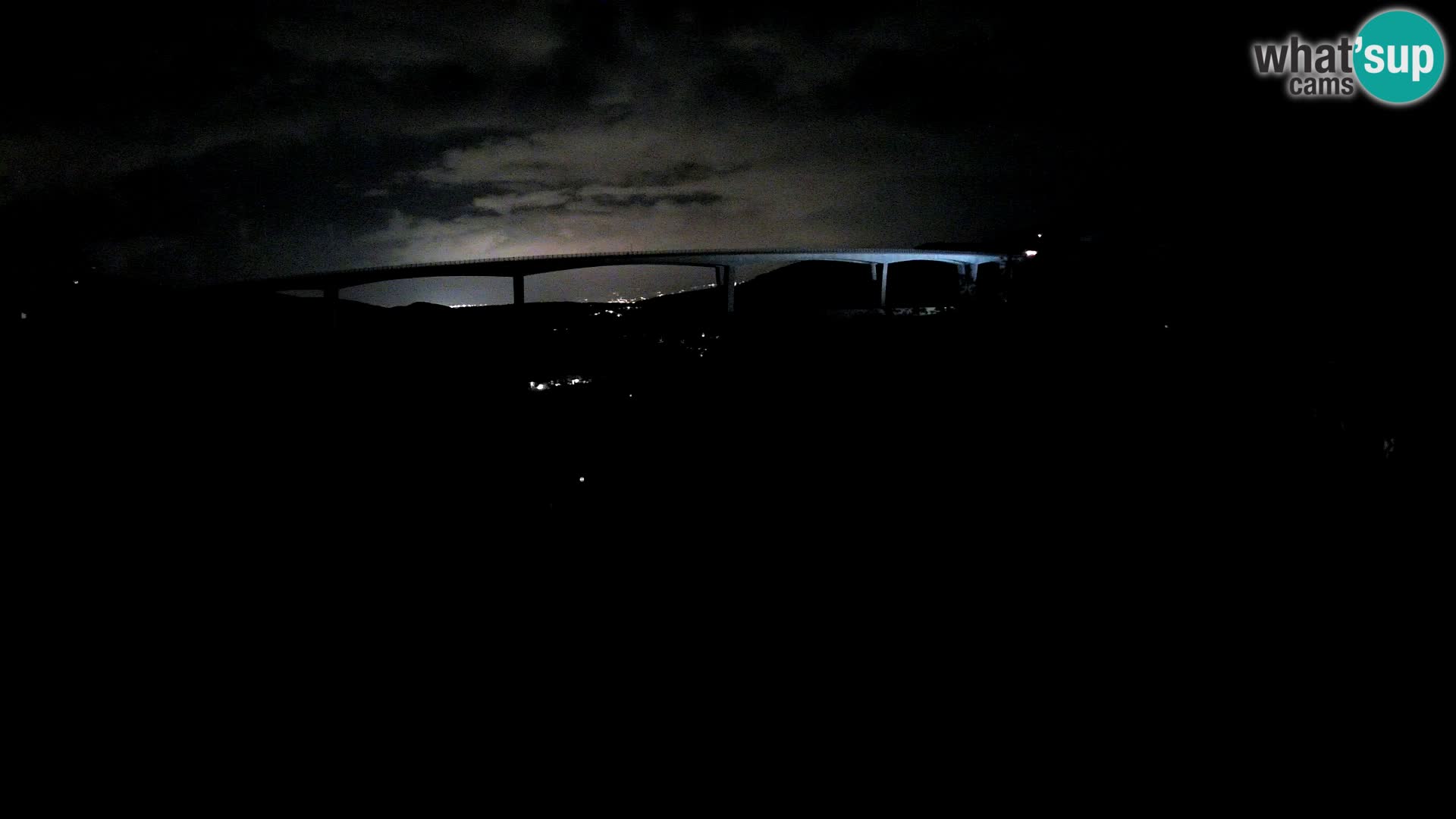 Webcam Črni Kal Viaduct – view from Viki Burger
