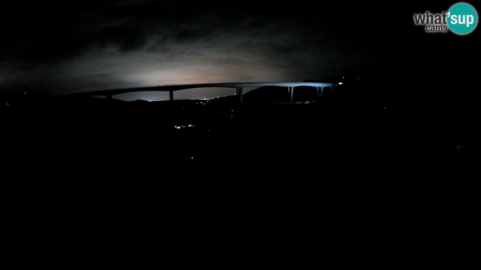 Webcam Črni Kal Viaduct – view from Viki Burger
