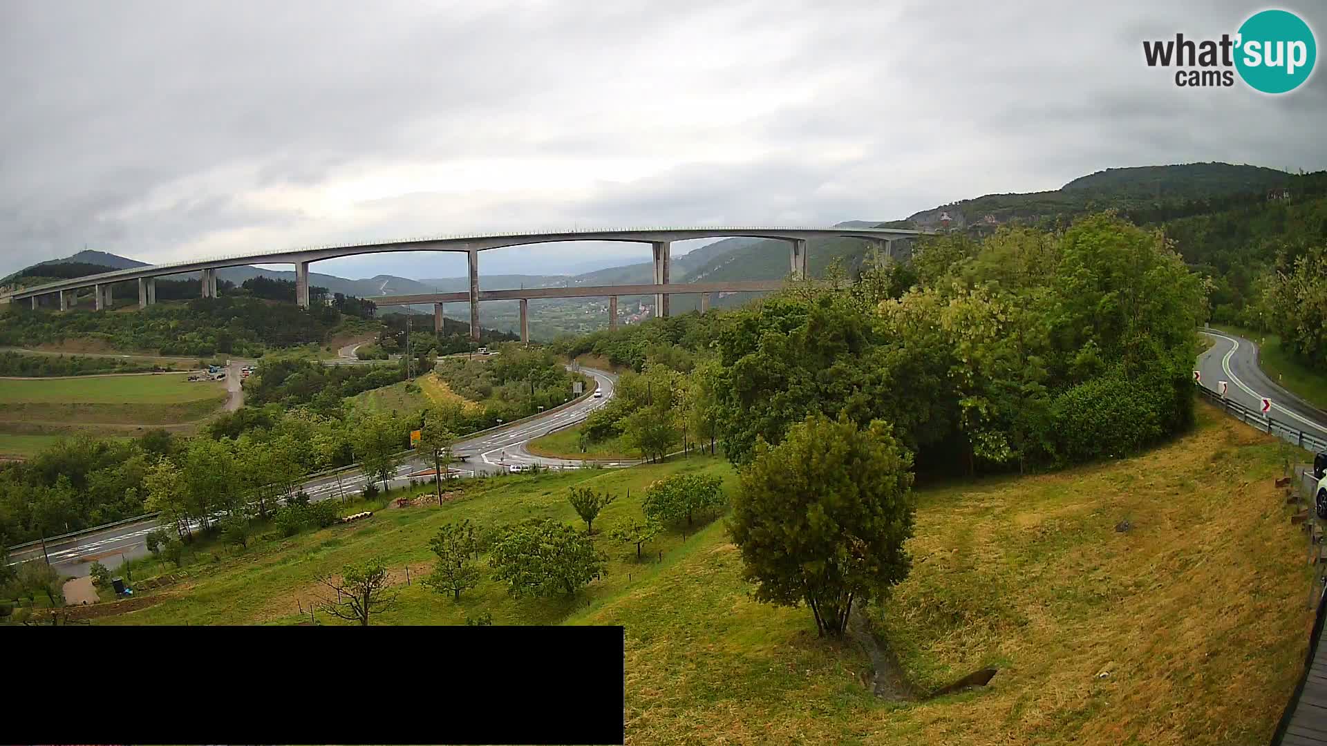 Camera en vivo Črni Kal Viaducto – Viki Burger
