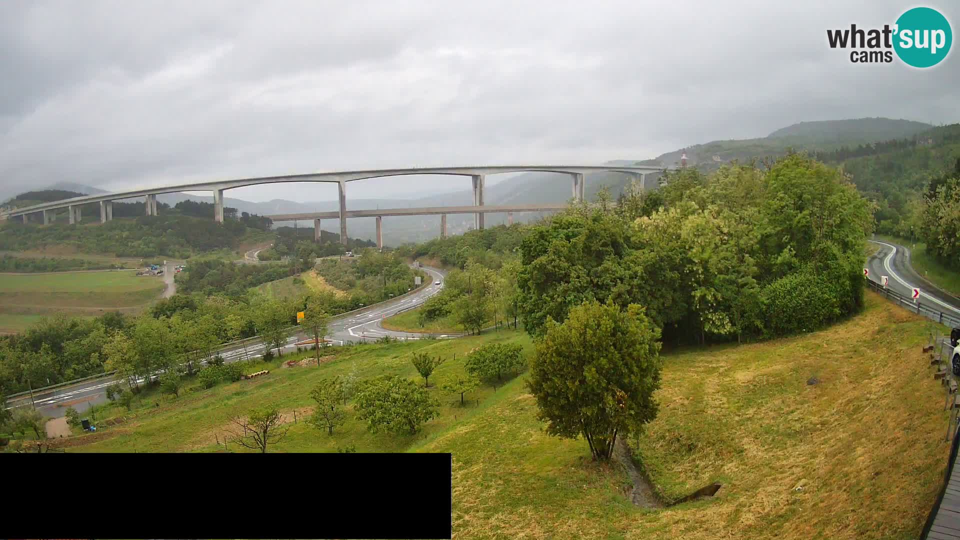 Camera en vivo Črni Kal Viaducto – Viki Burger
