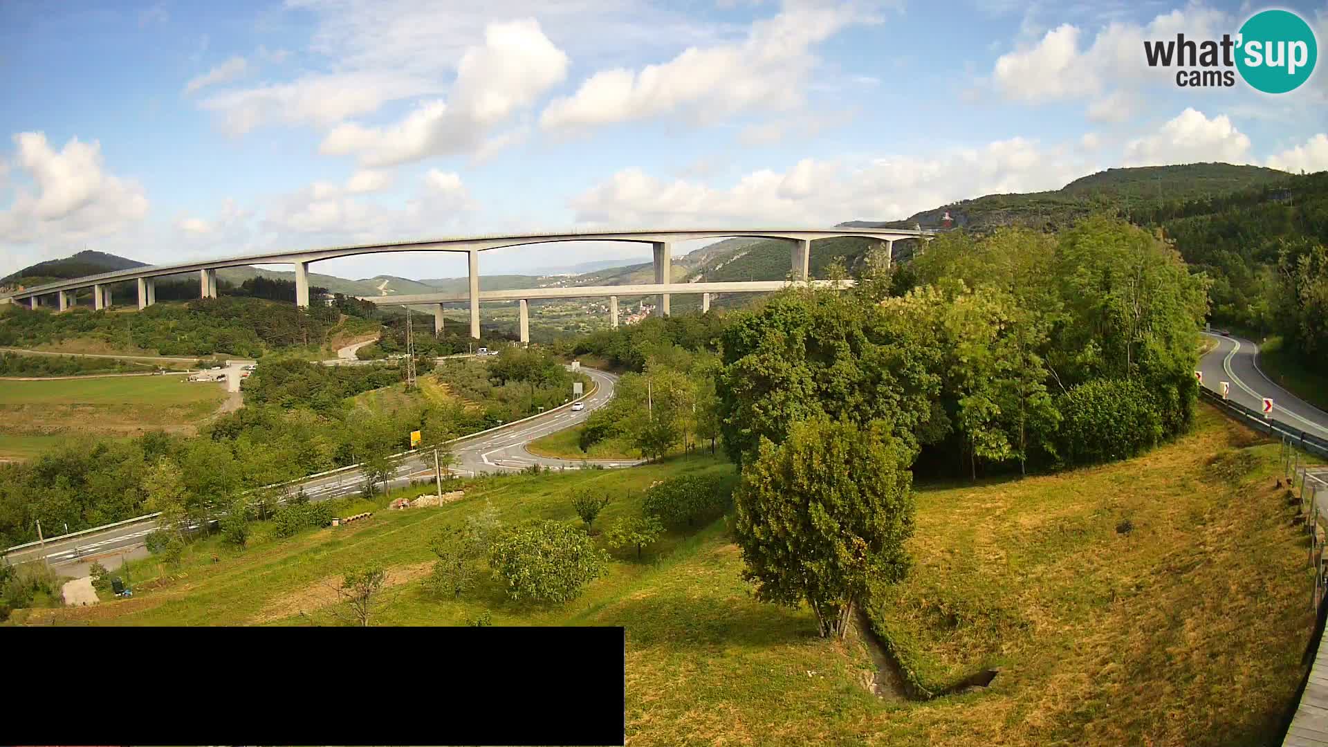 Camera en vivo Črni Kal Viaducto – Viki Burger