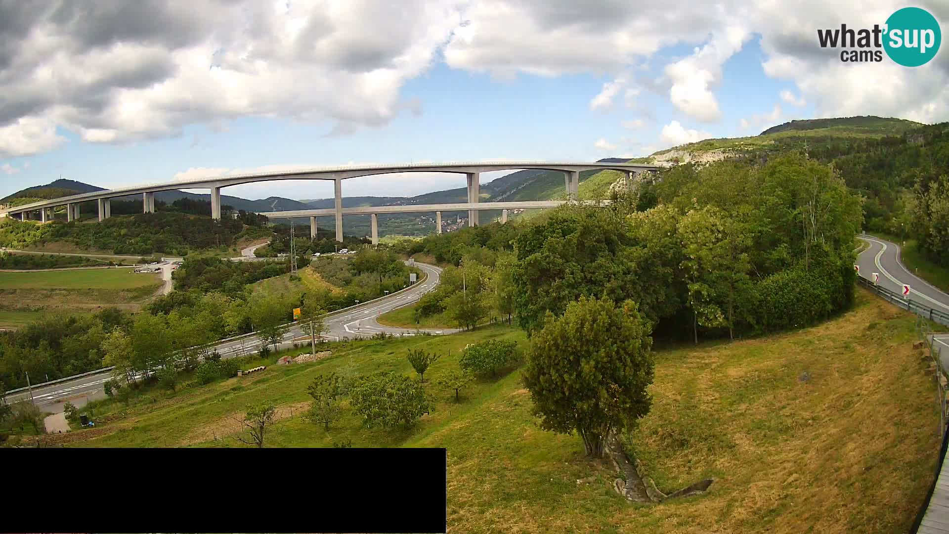 Live cam Črni Kal Viaduc – Viki Burger