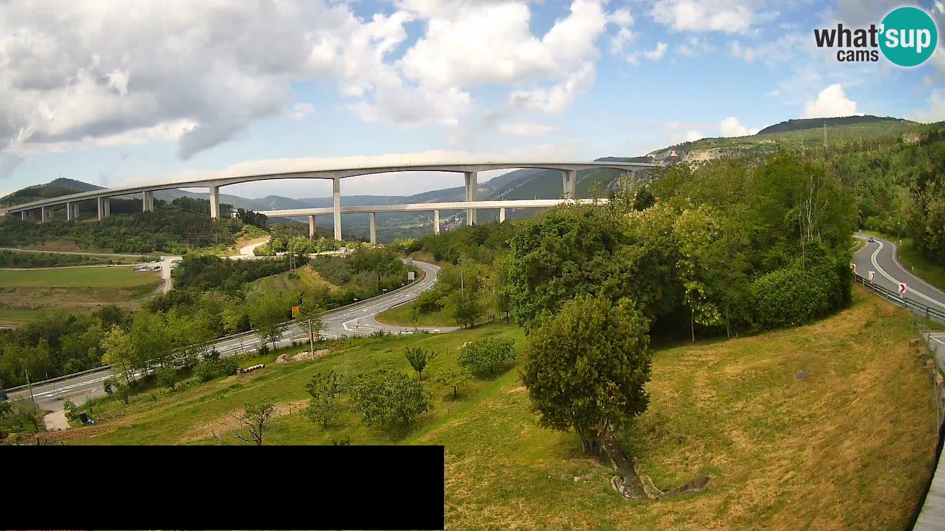 Camera en vivo Črni Kal Viaducto – Viki Burger