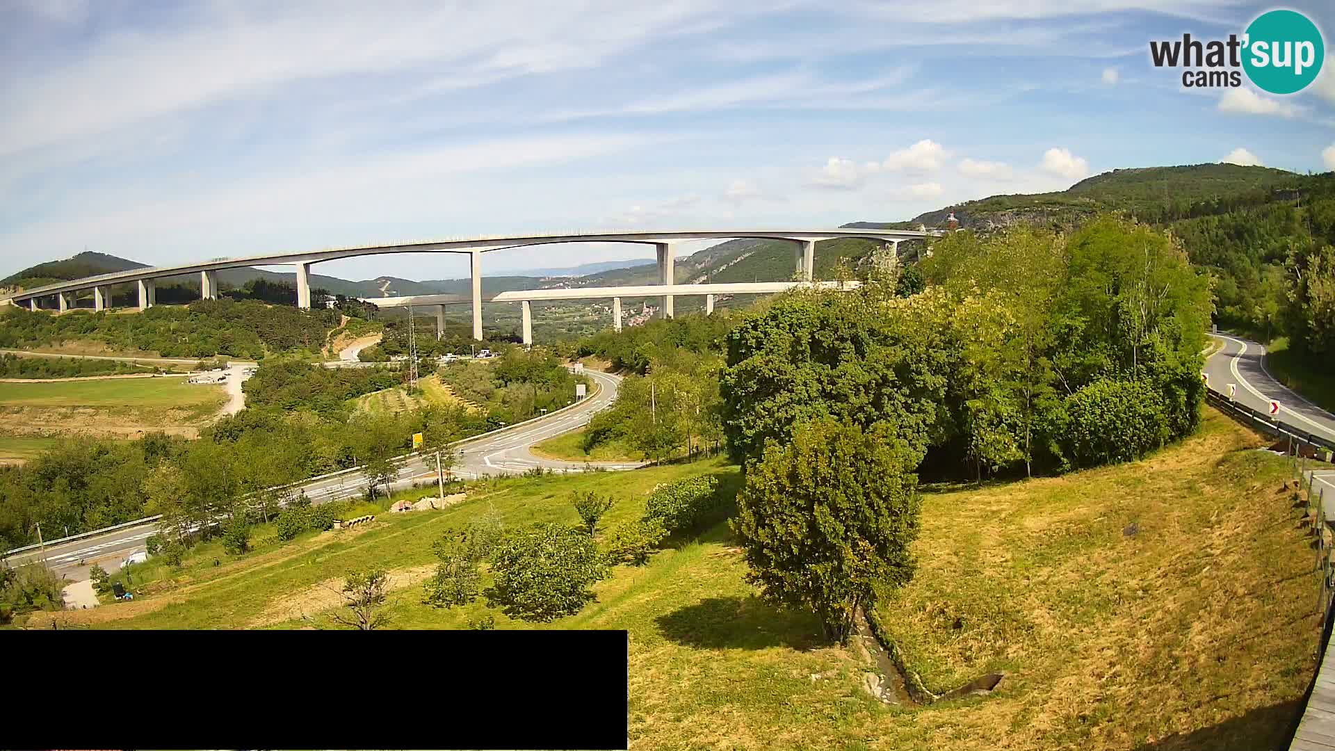 Live cam Črni Kal Viaduc – Viki Burger