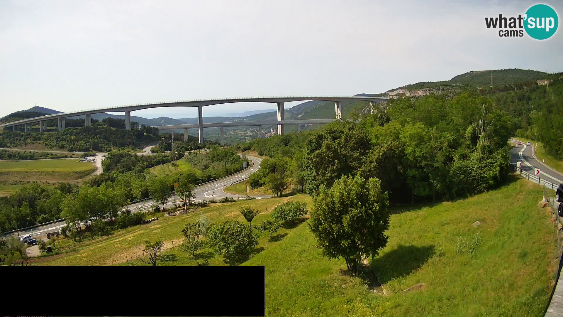 Webcam Črni Kal Viadukt – Viki Burger