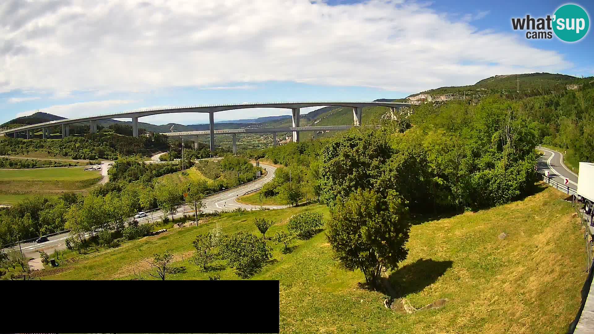 Camera en vivo Črni Kal Viaducto – Viki Burger