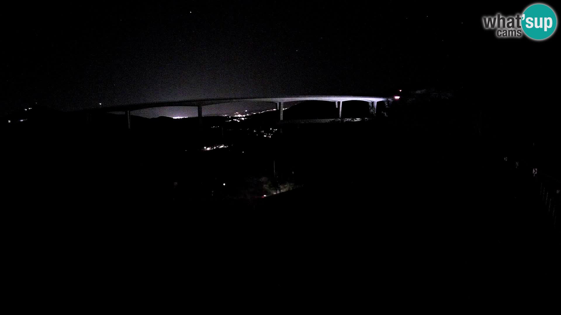Webcam Črni Kal Viaduct – view from Viki Burger