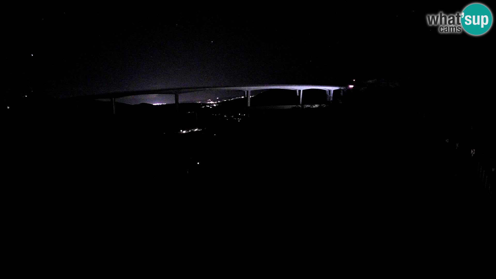 Livecam  Črni Kal Viadotto – panorama dal Viki Burger
