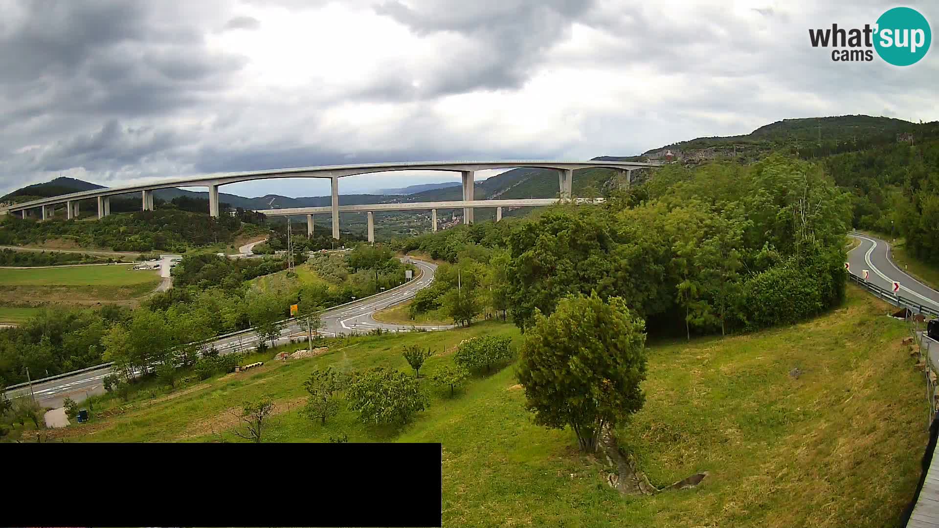 Camera en vivo Črni Kal Viaducto – Viki Burger