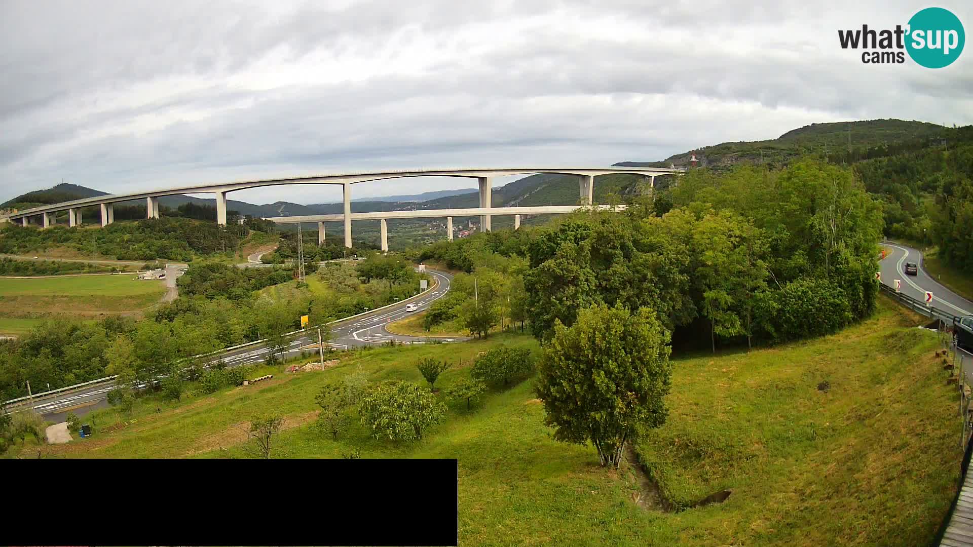 Camera en vivo Črni Kal Viaducto – Viki Burger