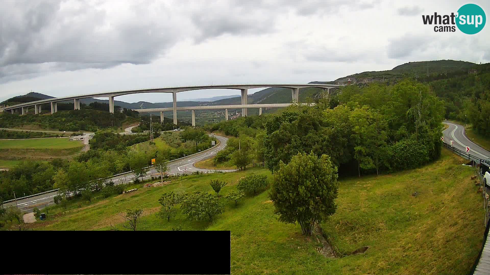 Camera en vivo Črni Kal Viaducto – Viki Burger
