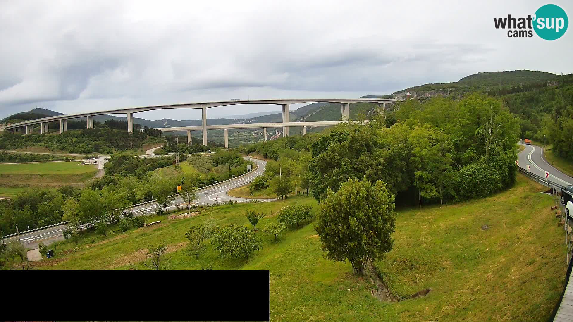 Camera en vivo Črni Kal Viaducto – Viki Burger