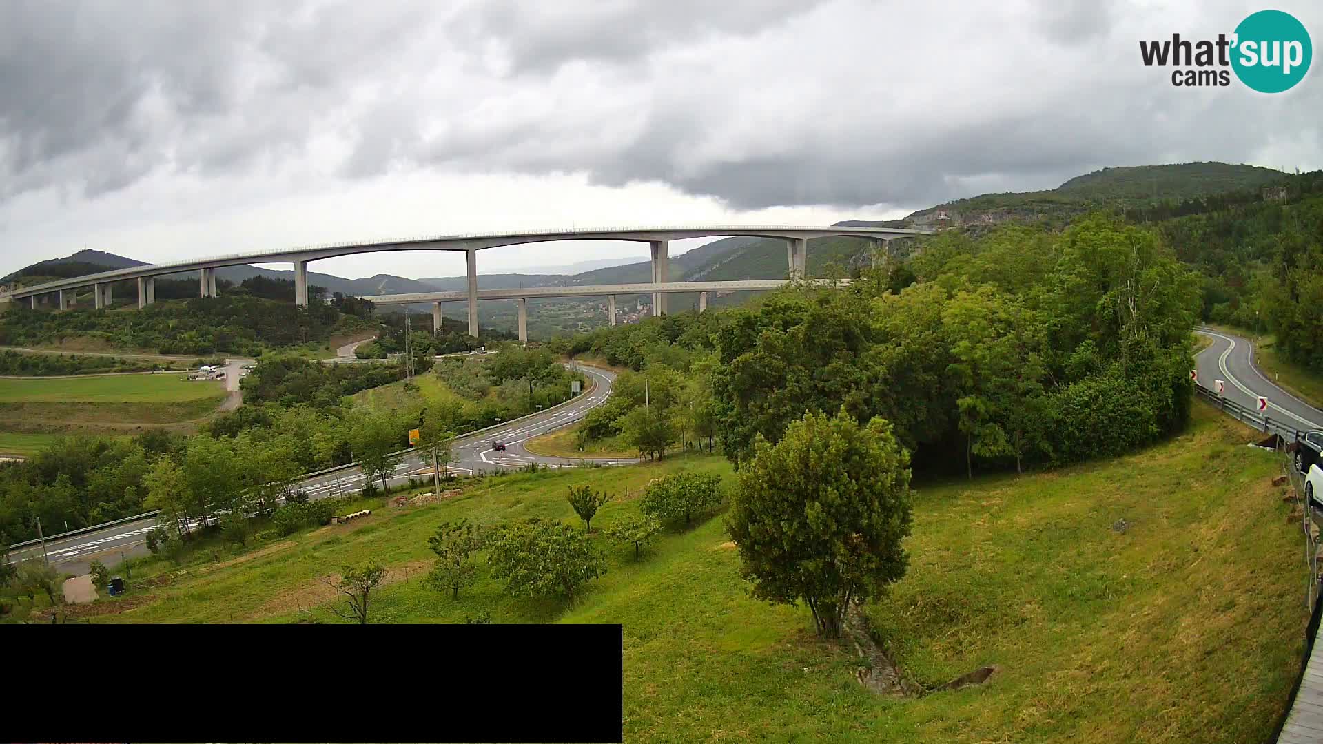 Camera en vivo Črni Kal Viaducto – Viki Burger