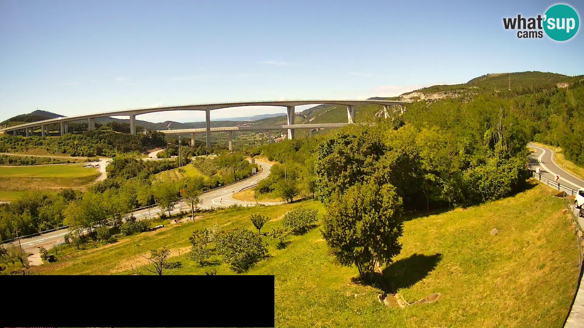 Webcam Črni Kal Viadukt – Viki Burger