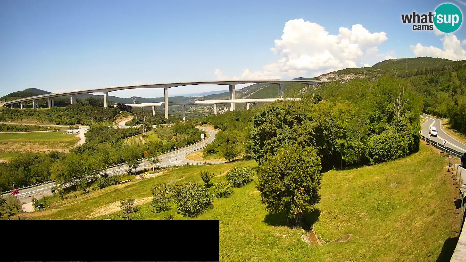 Live cam Črni Kal Viaduc – Viki Burger