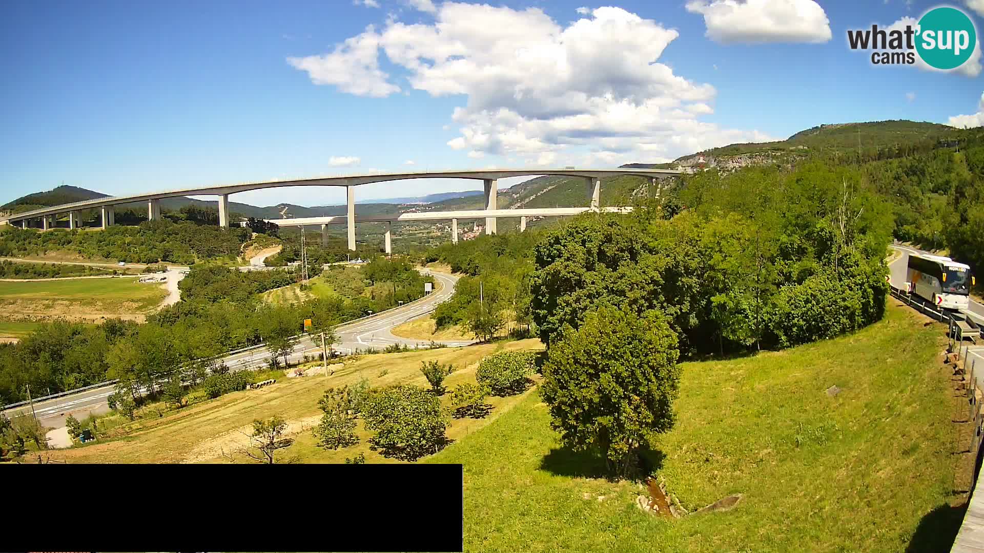 Live cam Črni Kal Viaduc – Viki Burger